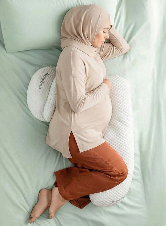 SleepLand Bamboo Maternity Pillow | 4 Adjustable Pieces for Full Body Support - Image 5